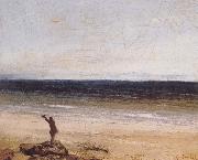 Gustave Courbet The Sea at Palavas oil painting reproduction